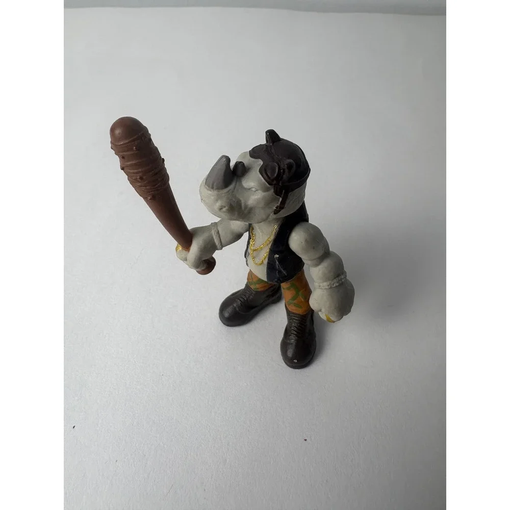 2016‎ Playmates Teenage Mutant Ninja Turtles Rocksteady Figure Cake Topper 2.5